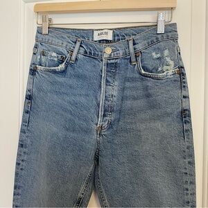 Agolde light wash skinny jeans